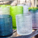 D&V By Fortessa Jupiter Iced Beverage Glass, 13 ounce, Set of 6, Fern