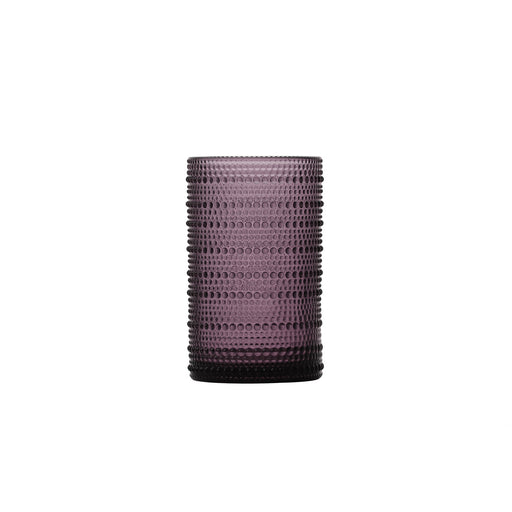 D&V By Fortessa Jupiter Iced Beverage Glass, 13 Ounce, Set of 6, Purple