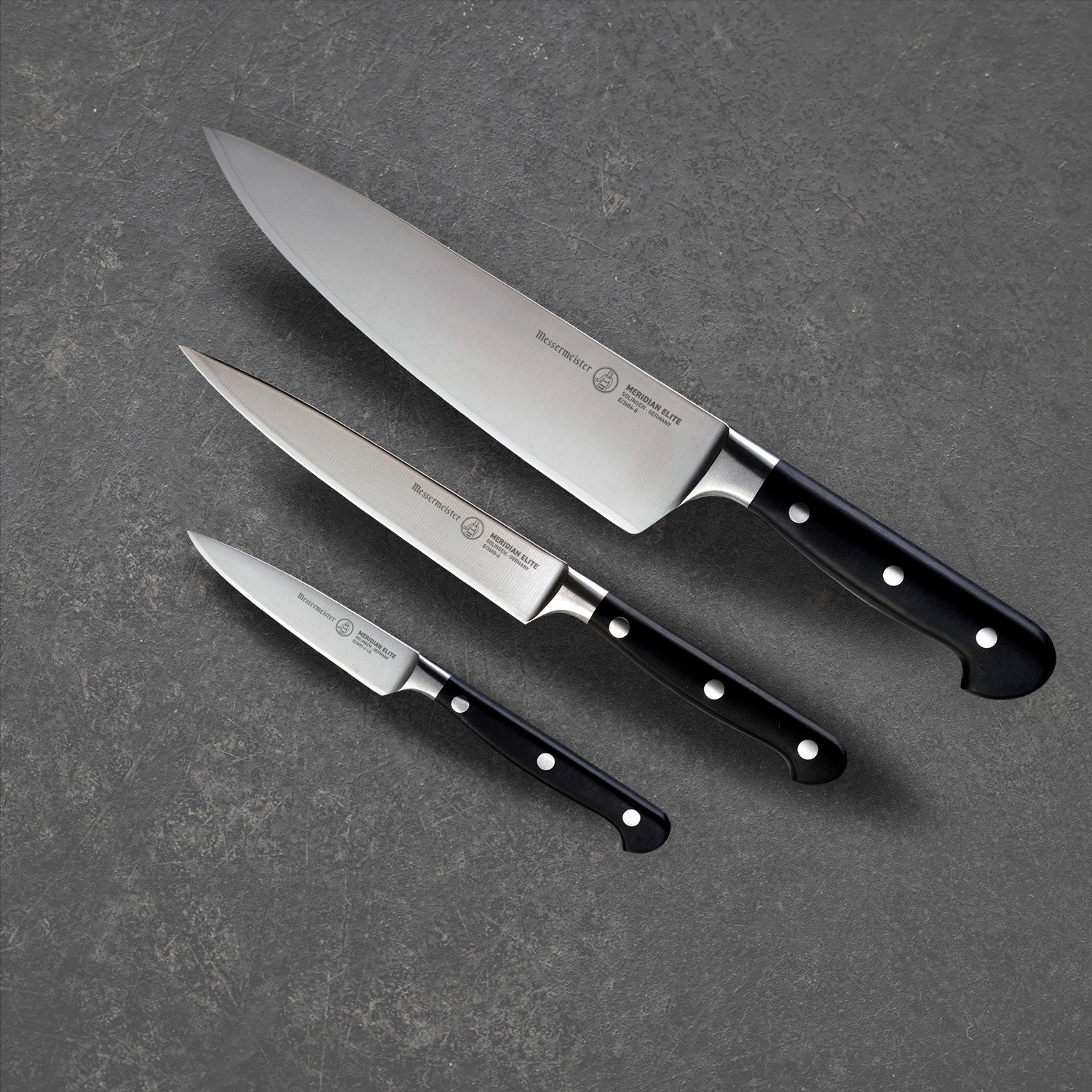 Messermeister Meridian Elite 3 Piece Starter Set