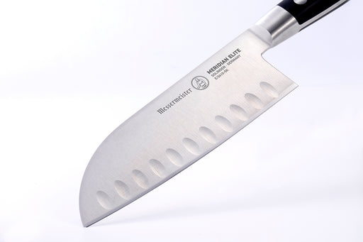 Messermeister Meridian Elite 5-Inch Kullenschliff Santoku Knife
