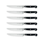 Messermeister Meridian Elite 6 Piece Fine Edge Steak Set in Steak Knife Pouch