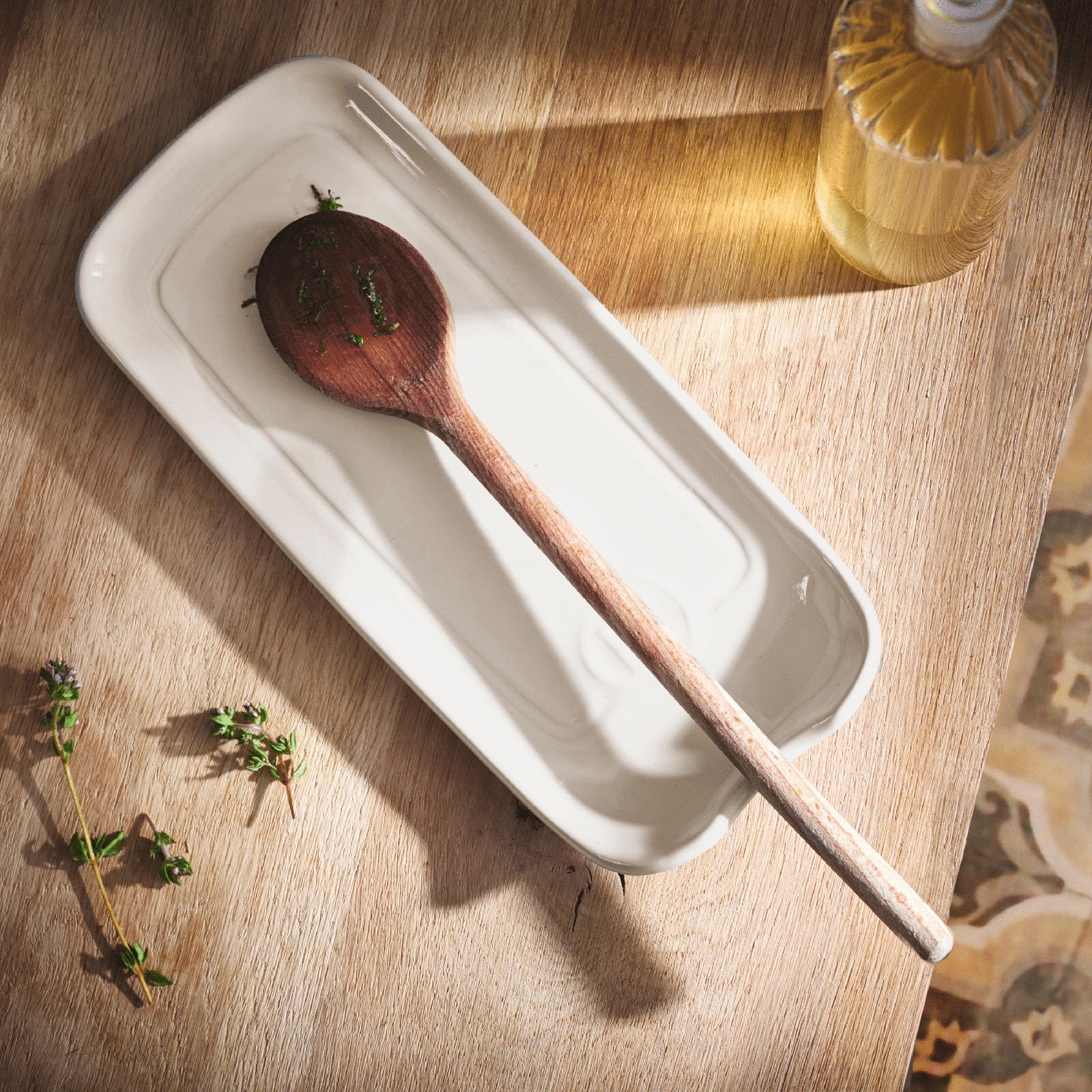 Emile Henry Made in France Spoon Rest, Clay