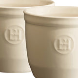 Emile Henry Made in France 6.75 oz Ramekin, Set of 2, 3.25" by 2.75", Clay
