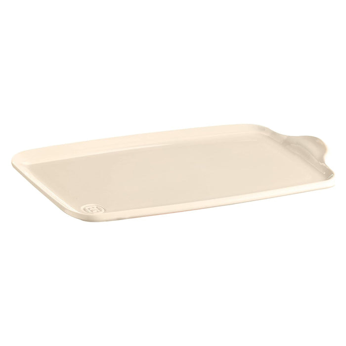 Emile Henry 12.5" x 8.2" Extra Large Appetizer Platter, Clay