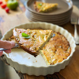 Emile Henry 11-Inch Deep Tart Dish, 2.1 Quart, Clay
