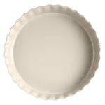 Emile Henry 12.6" x 2.2" Extra Large Deep Tart Dish, Clay