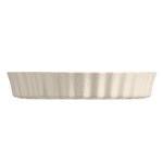Emile Henry 12.6" x 2.2" Extra Large Deep Tart Dish, Clay