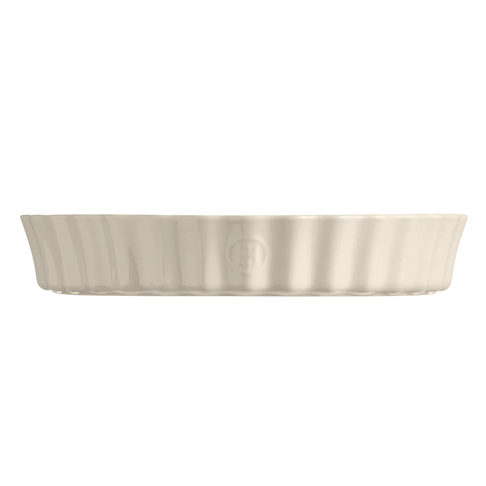 Emile Henry 12.6" x 2.2" Extra Large Deep Tart Dish, Clay