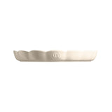 Emile Henry Madeleine Fluted Tart Dish, 12.2-Inch, Clay
