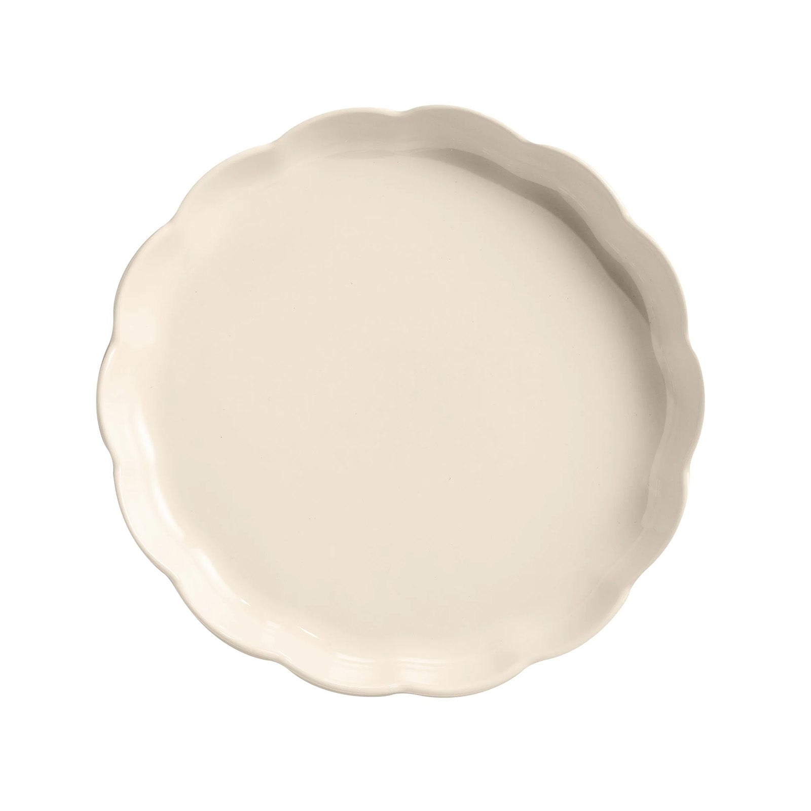 Emile Henry Madeleine Fluted Tart Dish, 12.2-Inch, Clay