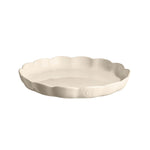 Emile Henry Madeleine Fluted Tart Dish, 12.2-Inch, Clay