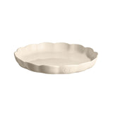 Emile Henry Madeleine Fluted Tart Dish, 12.2-Inch, Clay