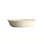 Emile Henry The Right Dish Pie Dish, 9-Inch, 1.7-quart, Clay