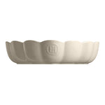 Emile Henry Madeleine Heart Shaped Cake Dish, Clay