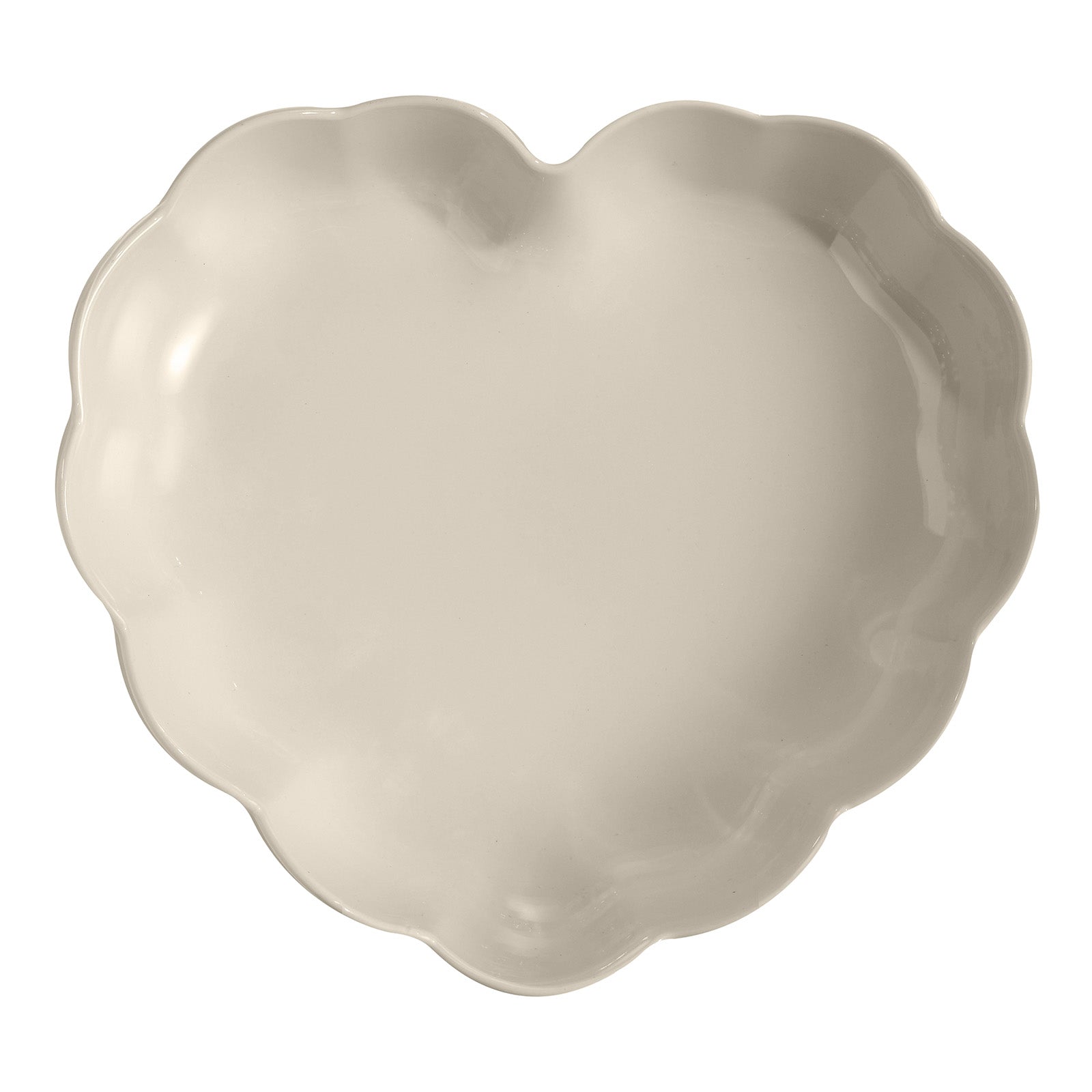 Emile Henry Madeleine Heart Shaped Cake Dish, Clay