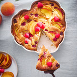 Emile Henry Madeleine Heart Shaped Cake Dish, Clay