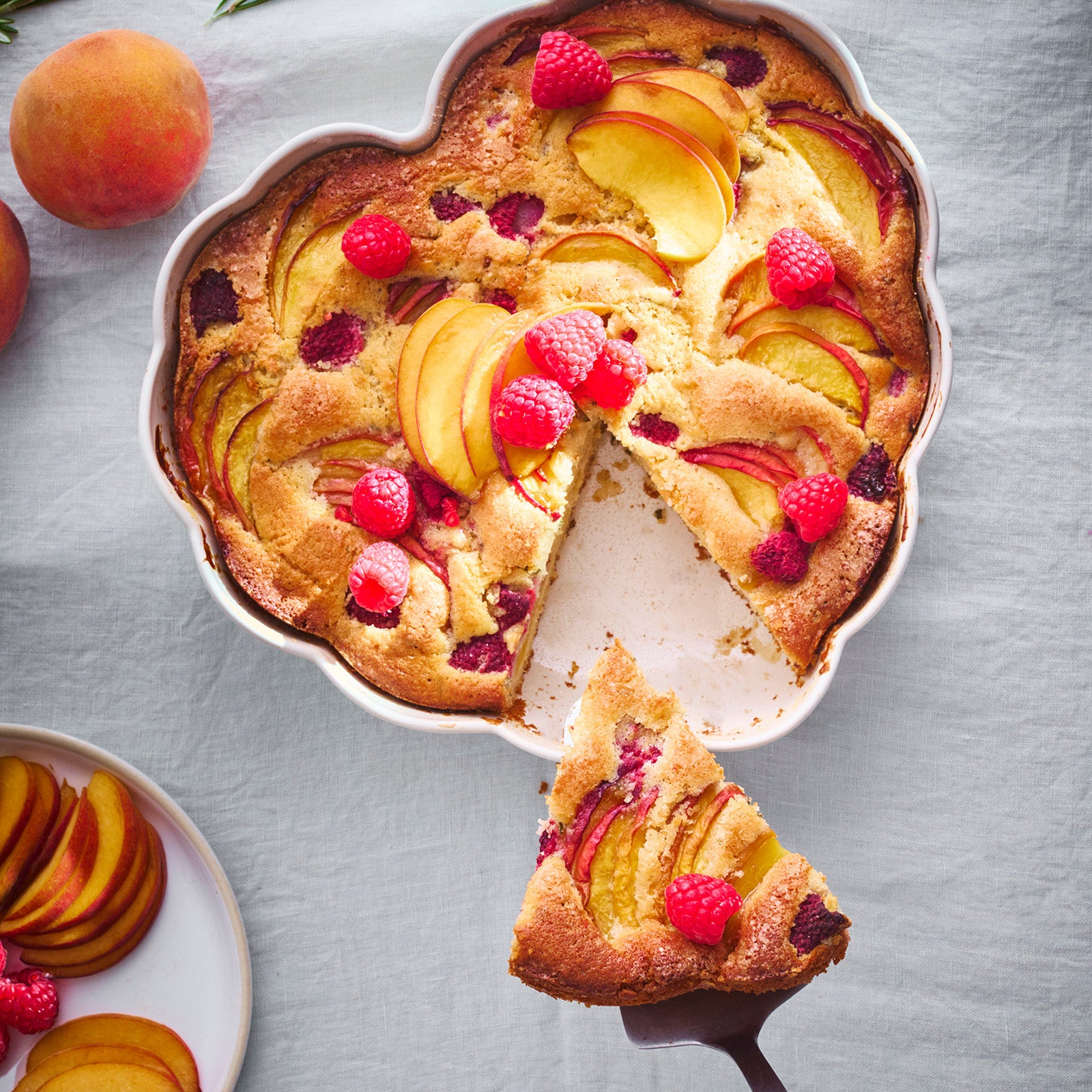 Emile Henry Madeleine Heart Shaped Cake Dish, Clay