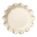 Emile Henry HR Ceramic 10-inch Ruffled Pie Dish, Clay