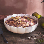 Emile Henry Madeleine Round Cake Dish, Clay