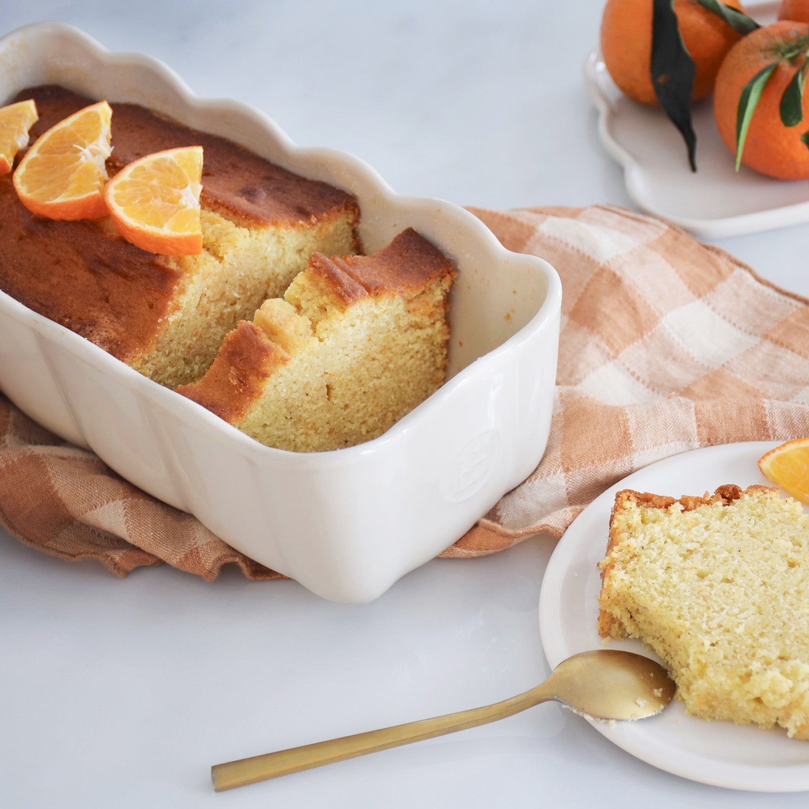 Emile Henry Madeleine Ceramic Loaf Pan, Clay