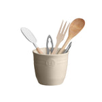 Emile Henry Utensil Pot, 4.5-Inch Diameter x 13-Inch High, Clay