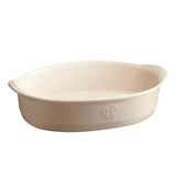 Emile Henry Ultime Small Oval Baking Dish, Clay