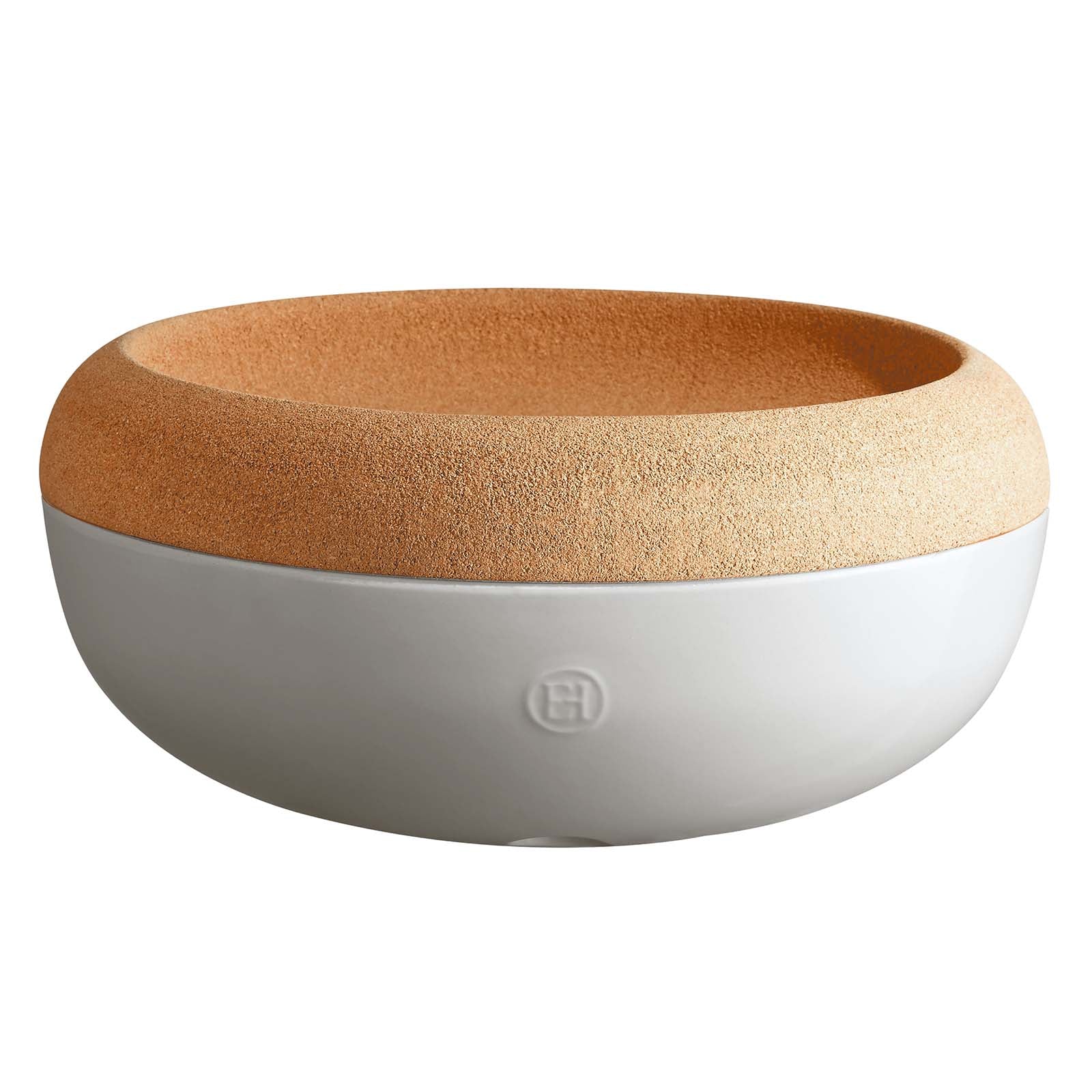 Emile Henry Large Food Storage Bowl, 14.1-Inch, Creme
