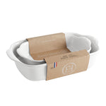 Emile Henry Rectangular Baking Dish, Set of 2, 2.4 qt, 3.8 qt, Flour