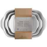 Emile Henry Rectangular Baking Dish, Set of 3, 1.25 qt, 2.4 qt, 3.8 qt, Flour