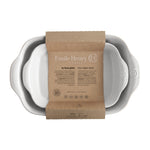 Emile Henry Rectangular Baking Dish, Set of 2, 1.25 qt, 2.4 qt, Flour