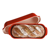Emile Henry Italian Bread Loaf Baker, Poppy