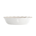 Emile Henry Modern Classics 9-Inch Ribbed Pie Dish, Sugar