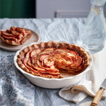 Emile Henry Modern Classics 9-Inch Ribbed Pie Dish, Sugar