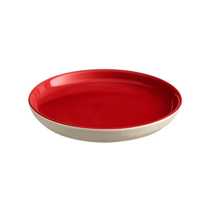 Emile Henry Everyday Dinnerware 8 Inch Salad and Dessert Plate, Rouge