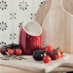 Emile Henry Made in France The Salt Pig, Burgundy