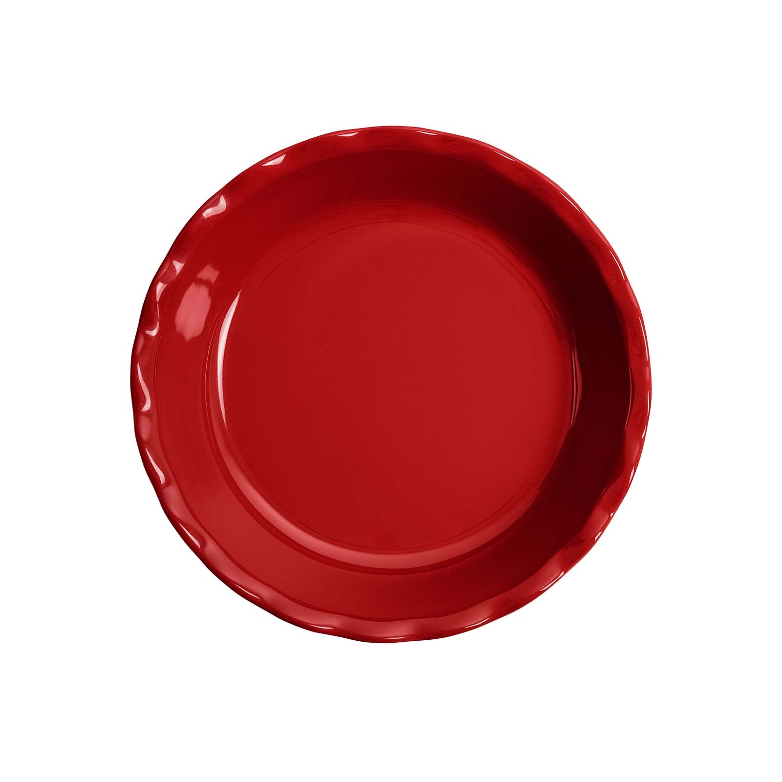Emile Henry The Right Dish Pie Dish, 9-Inch, 1.7-quart, Burgundy