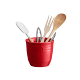 Emile Henry Utensil Pot, 4.5-Inch Diameter x 13-Inch High, Burgundy