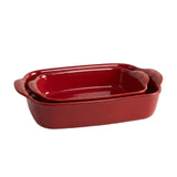 Emile Henry Rectangular Baking Dish, Set of 2, 2.4 qt, 3.8 qt