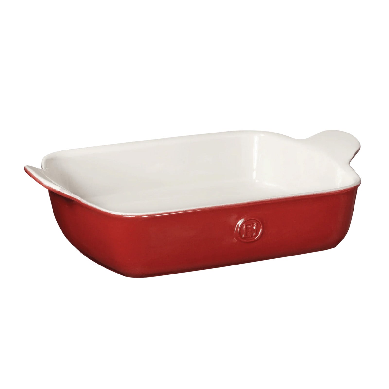 Emile Henry HR Modern Classics Individual Rectangular Baker, 8" x 5.5", Rouge