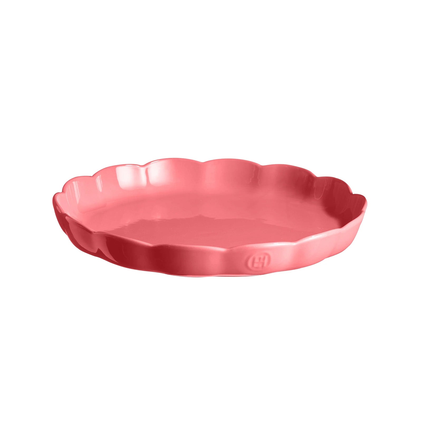 Emile Henry Madeleine Fluted Tart Dish, 12.2-Inch, Rose