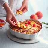 Emile Henry Madeleine Heart Shaped Cake Dish, Rose