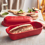 Emile Henry Italian Bread Loaf Baker, Linen