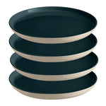 Emile Henry Everyday Dinnerware 11 Inch Dinner Plate, Ocean, Set of 4