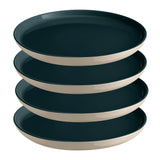 Emile Henry Everyday Dinnerware 11 Inch Dinner Plate, Ocean, Set of 4