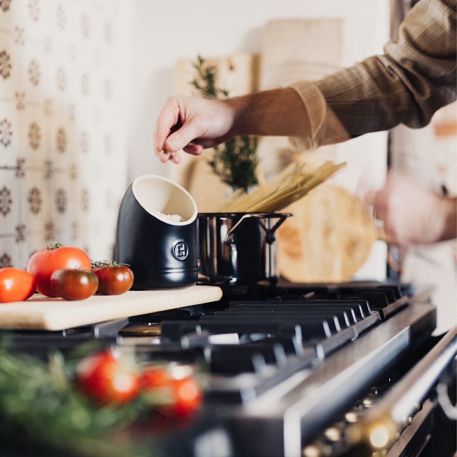 Emile Henry Made in France The Salt Pig, Truffle