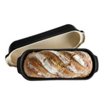 Emile Henry Italian Bread Loaf Baker, Truffle