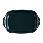 Emile Henry Large Rectangle Baking Dish Ultime, 16.5" X 10.5", Ocean