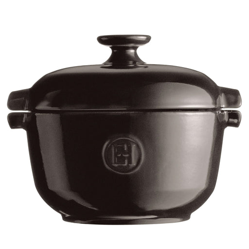 Emile Henry Rice Pot, Charcoal
