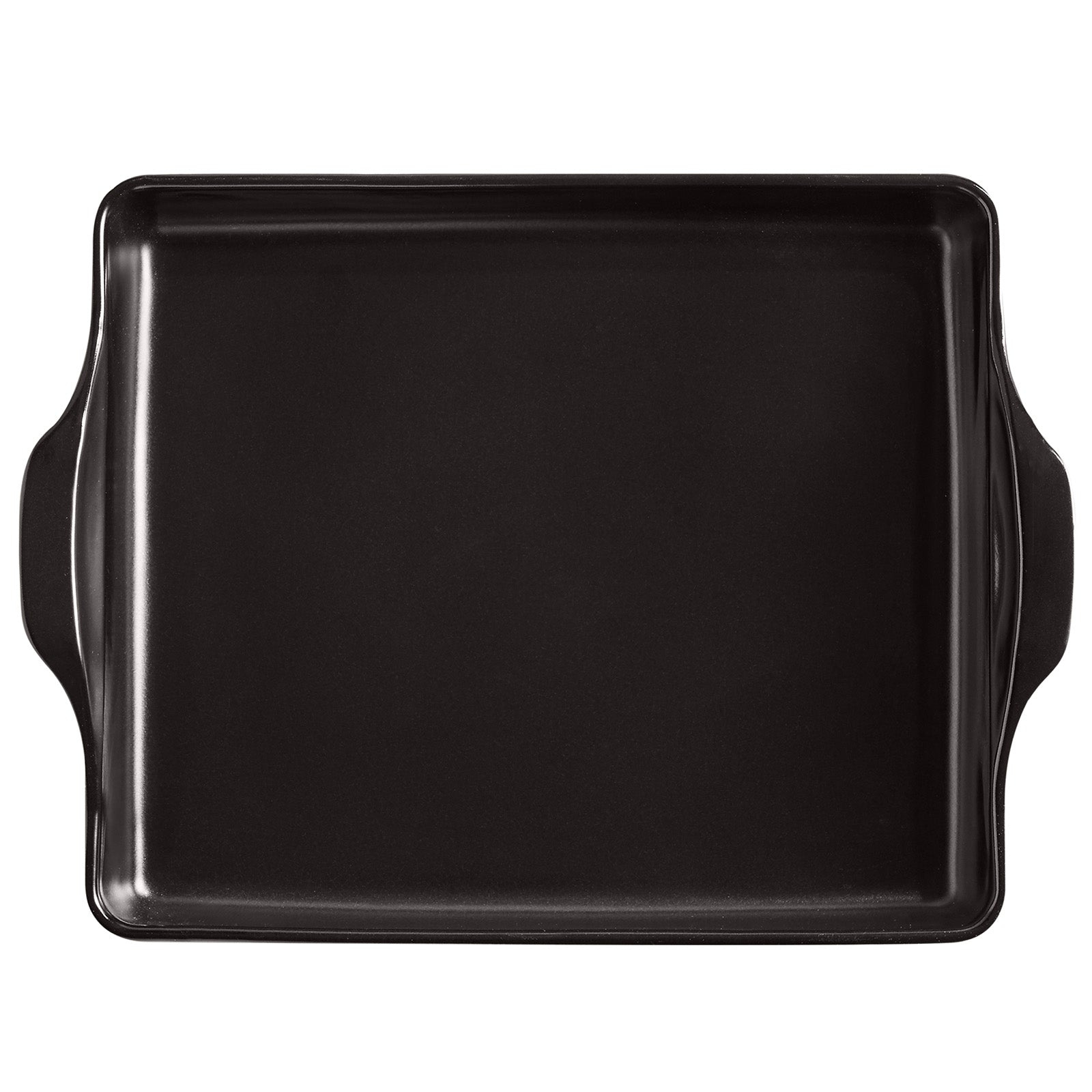 Emile Henry Foccacia Bread Pan and Detroit Style Pizza Pan, Charcoal