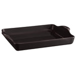 Emile Henry Foccacia Bread Pan and Detroit Style Pizza Pan, Charcoal